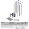 Стеклянная стена HARVIA DUO с белой алюминиевой рамой сатин, 9х19 DL91905AA